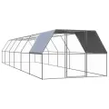 Poulailler d'extérieur 3x12x2 m Acier galvanisé