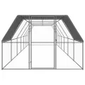 Poulailler d'extérieur 3x12x2 m Acier galvanisé