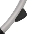 Chaise longue géométrique d'extérieur Acier Noir et gris
