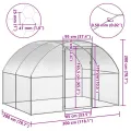 Poulailler d'extérieur 3x2x2 m Acier galvanisé