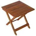 Chaise longue avec table à thé 3 pcs Bois d'acacia massif