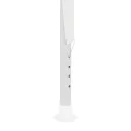 Tente de réception avec parois latérales 2,5x2,5m Blanc 90 g/m²