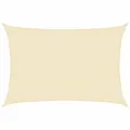 Voile d'ombrage 160 g/m² Crème 3x4 m PEHD