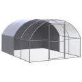 Poulailler d'extérieur 3x4x2 m Acier galvanisé
