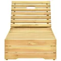 Chaise longue Bois de pin imprégné de vert