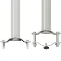 Auvent latéral rétractable de patio 80x300 cm Crème