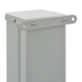 Auvent latéral rétractable de patio 80x300 cm Crème