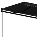 Auvent manuel rétractable 400x350 cm Anthracite