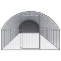 Poulailler d'extérieur 3x16x2 m Acier galvanisé