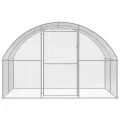 Poulailler d'extérieur 3x16x2 m Acier galvanisé