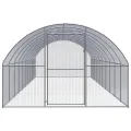 Poulailler d'extérieur 3x10x2 m Acier galvanisé