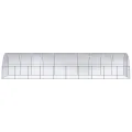 Poulailler d'extérieur 3x10x2 m Acier galvanisé