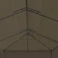 Belvédère avec rideaux 600x298x270 cm Taupe 180 g/m²