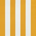 Auvent rétractable 300x150 cm Jaune et blanc
