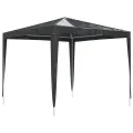 Tente de réception professionnelle 2,5x2,5 m Anthracite 90 g/m²