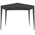 Tente de réception professionnelle 2,5x2,5 m Anthracite 90 g/m²