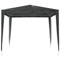 Tente de réception professionnelle 2,5x2,5 m Anthracite 90 g/m²