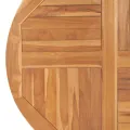 Dessus de table Bois de teck solide Rond 2,5 cm 90 cm