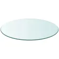 Dessus de table ronde en verre trempé 500 mm