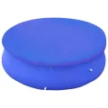 Couvertures de piscine 2 pcs PE Ronde 540 cm 90 g/m²