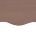 Tissu de remplacement pour auvent Marron 4x3 m