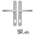 Porte d'entrée Blanc 98x208 cm PVC