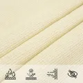 Voile d'ombrage 160 g/m² Crème 5x5 m PEHD