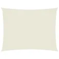 Voile de parasol tissu oxford rectangulaire 3x4 m crème