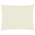 Voile de parasol tissu oxford rectangulaire 2,5x3,5 m crème