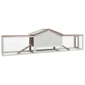 Clapier Moka 310x70x87 cm Pin massif et sapin