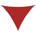 Voile d'ombrage 160 g/m² Rouge 4x4x5,8 m PEHD