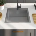 Évier de cuisine fait main Acier inoxydable