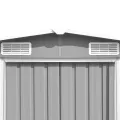 Abri de jardin 257x298x178 cm Métal Gris