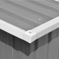 Abri de jardin 257x298x178 cm Métal Gris