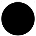 Couverture de piscine Noir 417 cm PE