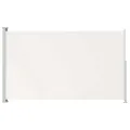 Auvent latéral rétractable de patio 180x300 cm Crème