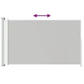 Auvent latéral rétractable de patio 180x300 cm Crème