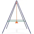 Balançoire simple 2-en-1 et balançoire pour tout-petits Orange