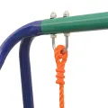 Balançoire simple 2-en-1 et balançoire pour tout-petits Orange