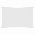 Voile de parasol tissu oxford rectangulaire 2x5 m blanc