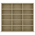 Armoire à CD Chêne sonoma 102x23x89,5 cm Bois d’ingénierie