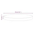 Dessus de table Ø30x2,5 cm Bois de pin massif