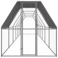 Poulailler d'extérieur 2x12x2 m Acier galvanisé