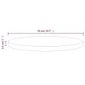 Dessus de table Ø50x2,5 cm Bois de pin massif