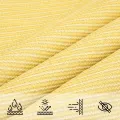 Voile d'ombrage 160 g/m² Beige 3x4,5 m PEHD