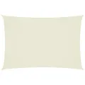 Voile de parasol tissu oxford rectangulaire 3x5 m crème