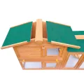 Clapier large d'extérieur pour petits animaux de compagnie Bois