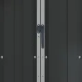 Abri de jardin Anthracite 116x45x175 cm Acier galvanisé