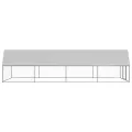 Poulailler d'extérieur 3x8x2 m Acier galvanisé