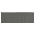 Abri de jardin Gris clair 192x606x223 cm Acier galvanisé